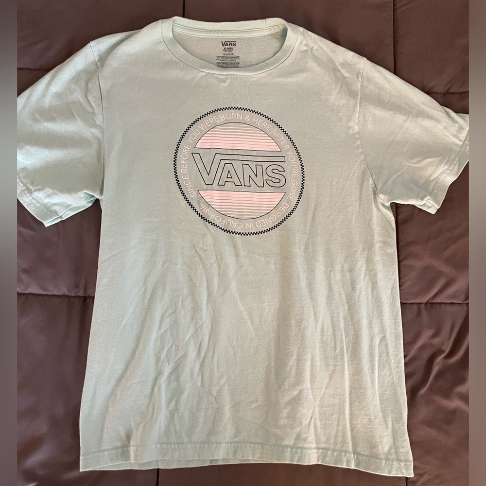 Teal Vans Tee shirt